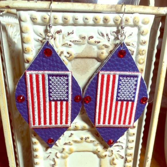 Jewelry - Red White and Blue Earrings